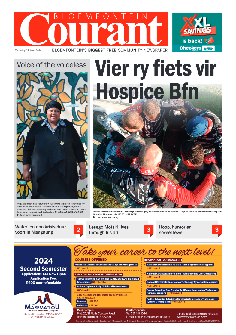 bloemfontein-courant-27-june-2024-epapers-page-1