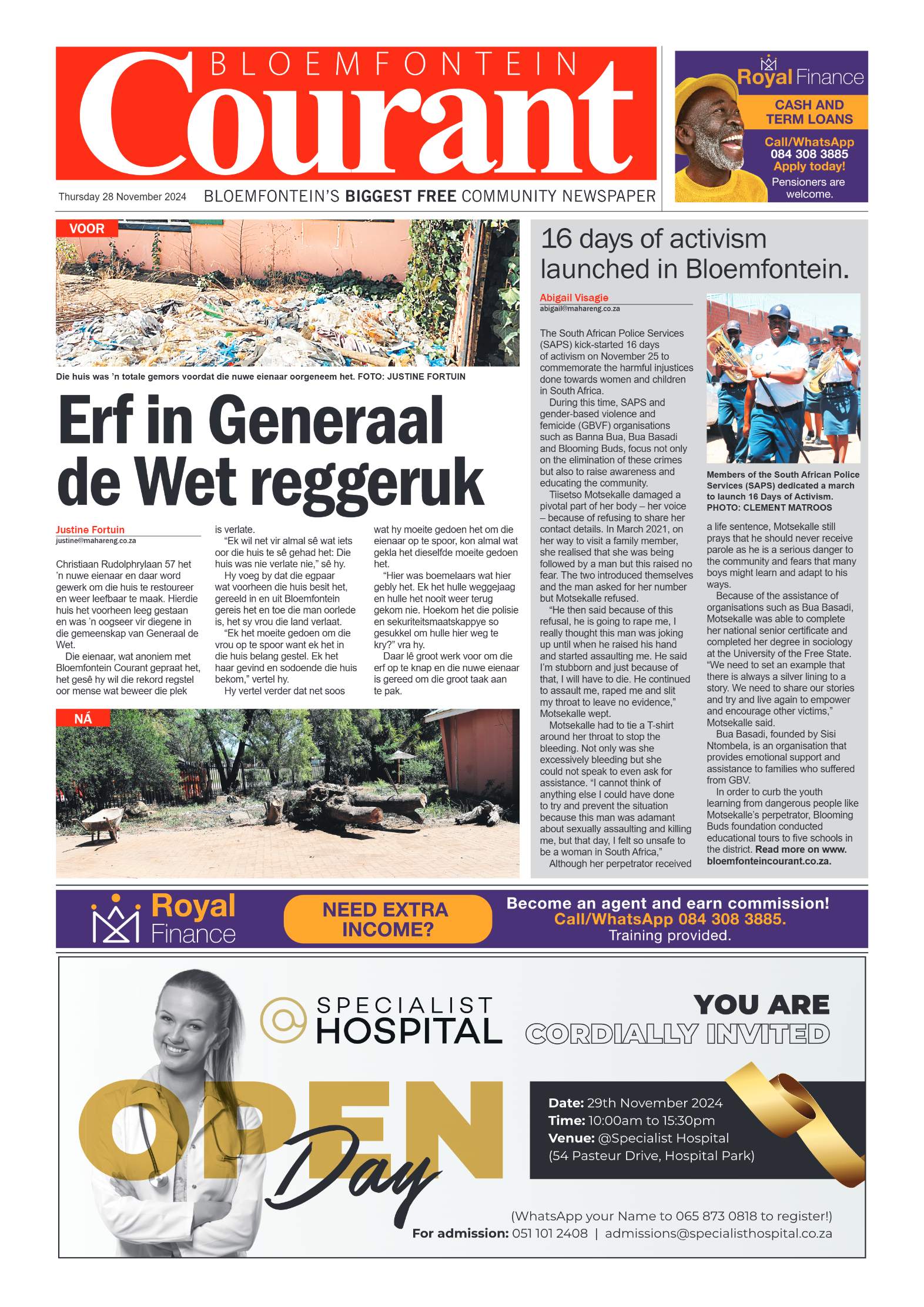 bloemfontein-courant-28-november-2024-epapers-page-1