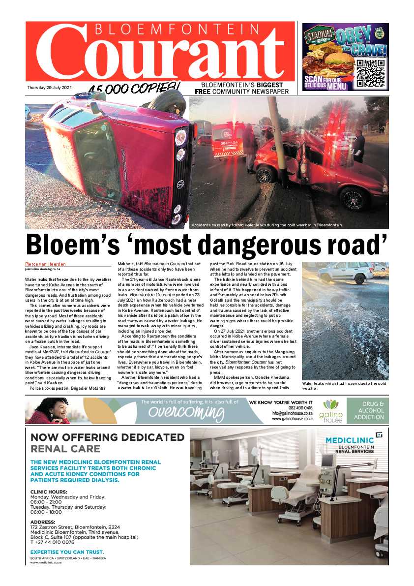 bloemfontein-courant-29-july-2021-epapers-page-1