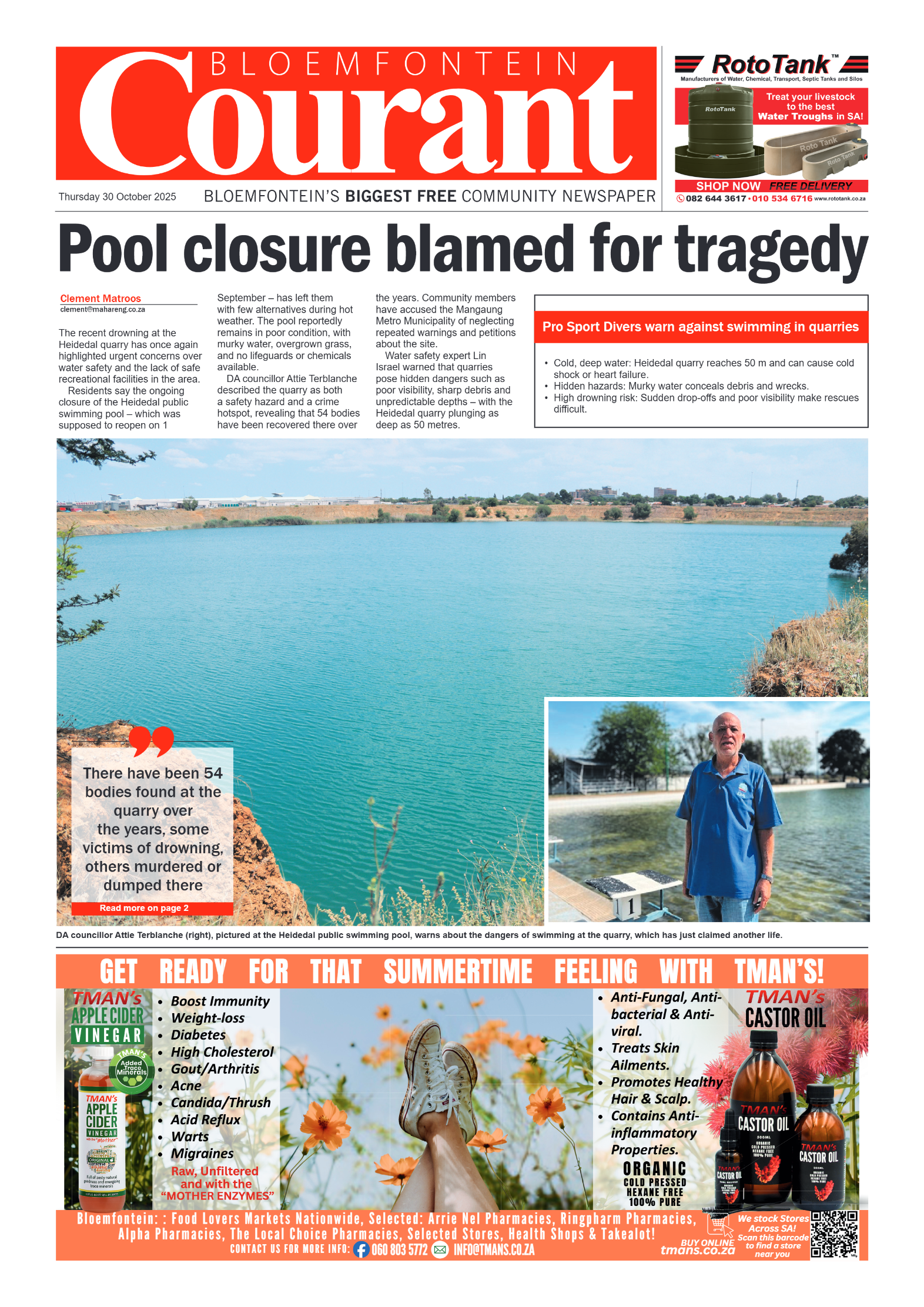 bloemfontein-courant-30-october-2025-epapers-page-1