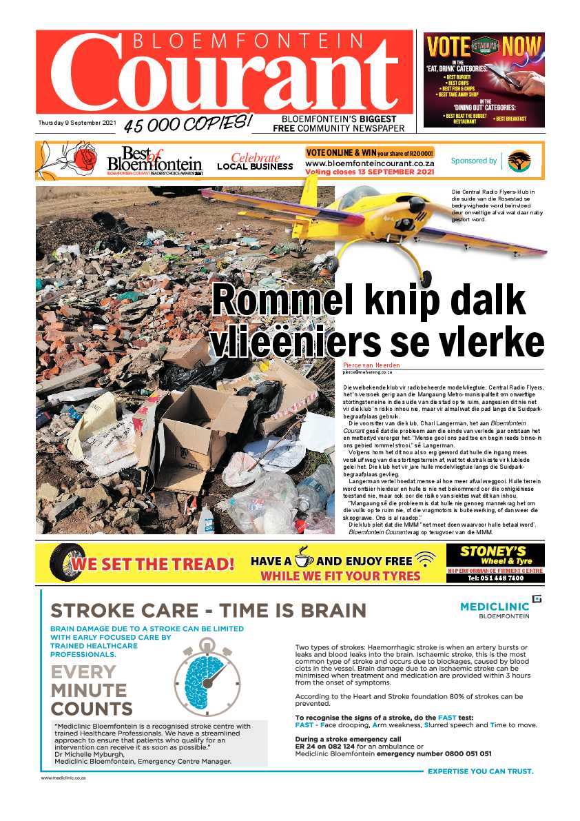 bloemfontein-courant-9-september-2021-epapers-page-1