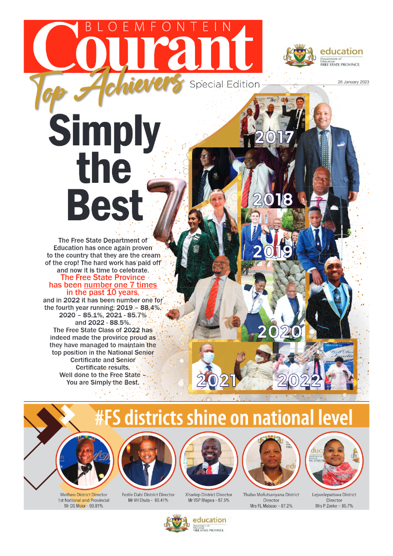 bloemfontein-courant-top-achievers-26-january-2023-epapers-page-1